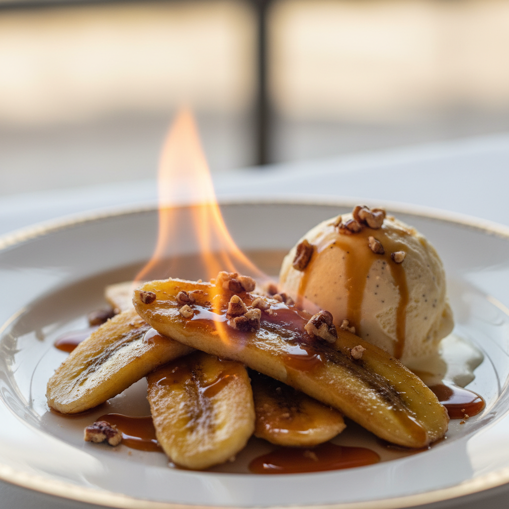 Recette Bananes Flambées : Dessert Français Facile au Rhum