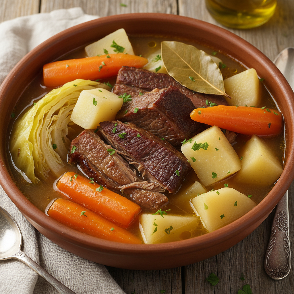 Recette de Bouilli de légumes québécois | Feastpedia