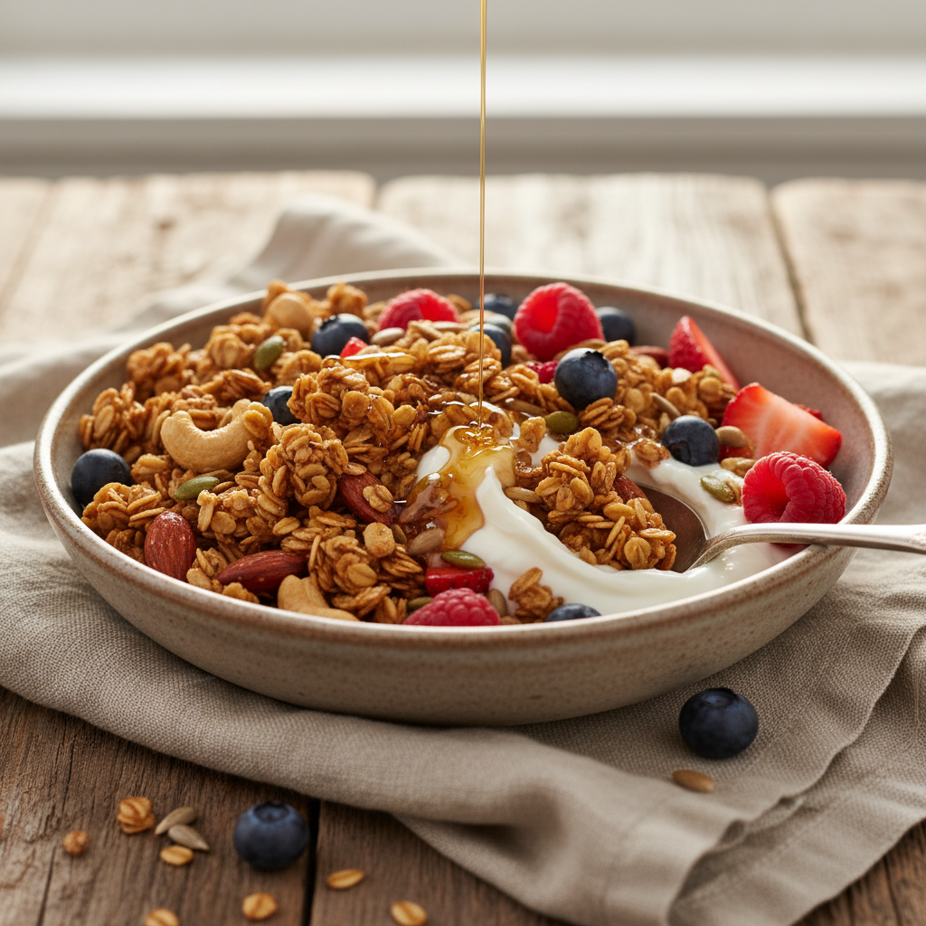 Homemade Granola Recipe: French-Inspired Breakfast